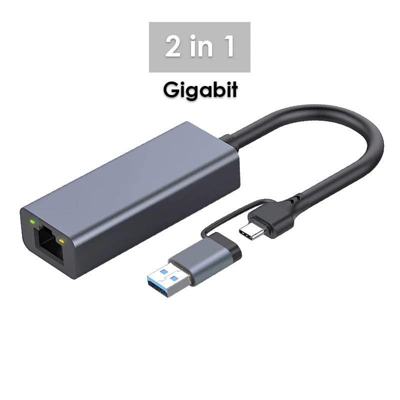 USB 3.0 Gigabit Ethernet RJ45 Adapter