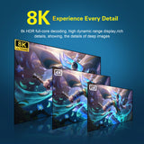Q2S - Android 14 - Streaming Stick - with 8K / WiFi 6 / Bluetooth 5