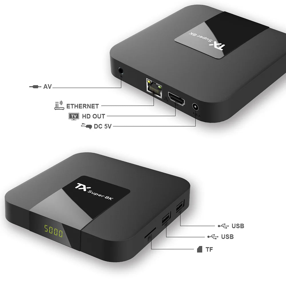 TX SUPER - Android 11 - Media Player - with 8K - 2GB RAM / 16GB Storage