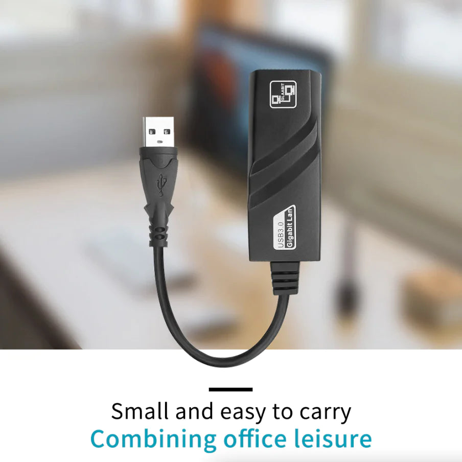 USB 3.0 Gigabit Ethernet RJ45 Adapter
