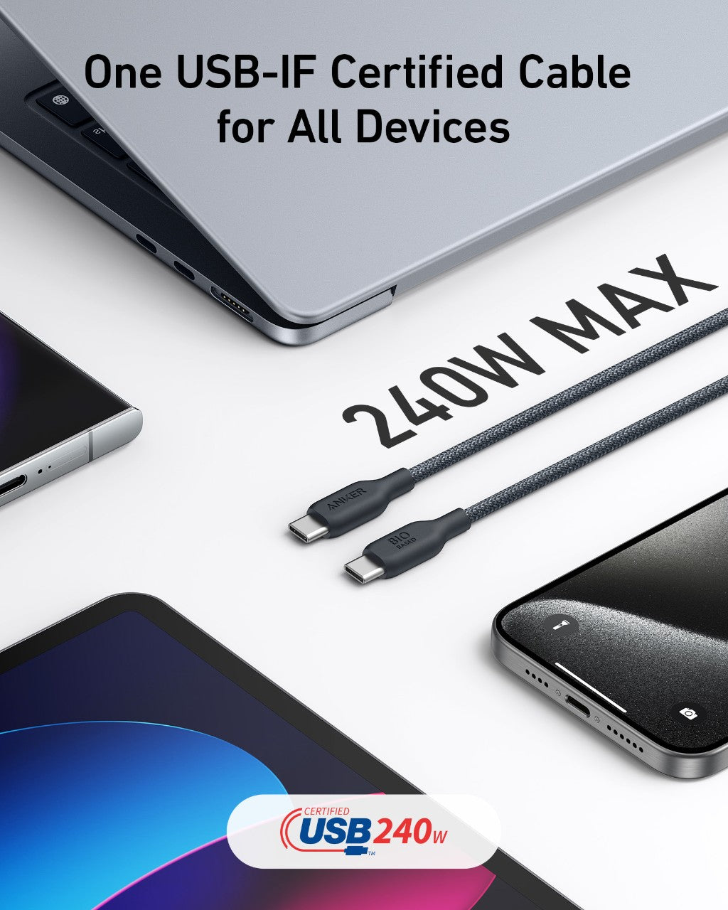 USB-C to USB-C Cable