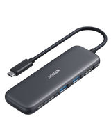 5-in-1 USB-C Hub with HDMI and USB Expansion