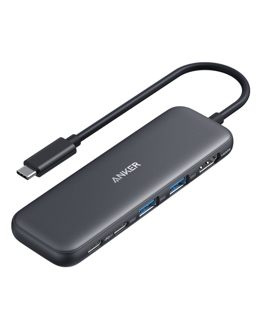 5-in-1 USB-C Hub with HDMI and USB Expansion