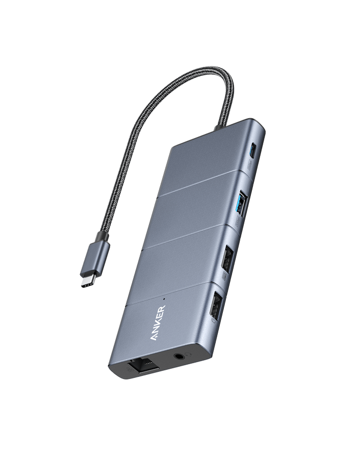 11-in-1 USB-C Docking Station with HDMI, VGA, Ethernet and PD