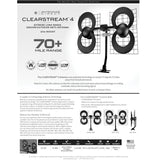 Antennas Direct C4-V-CJM ClearStream 4V Extreme Range Indoor/Outdoor HDTV Antenna