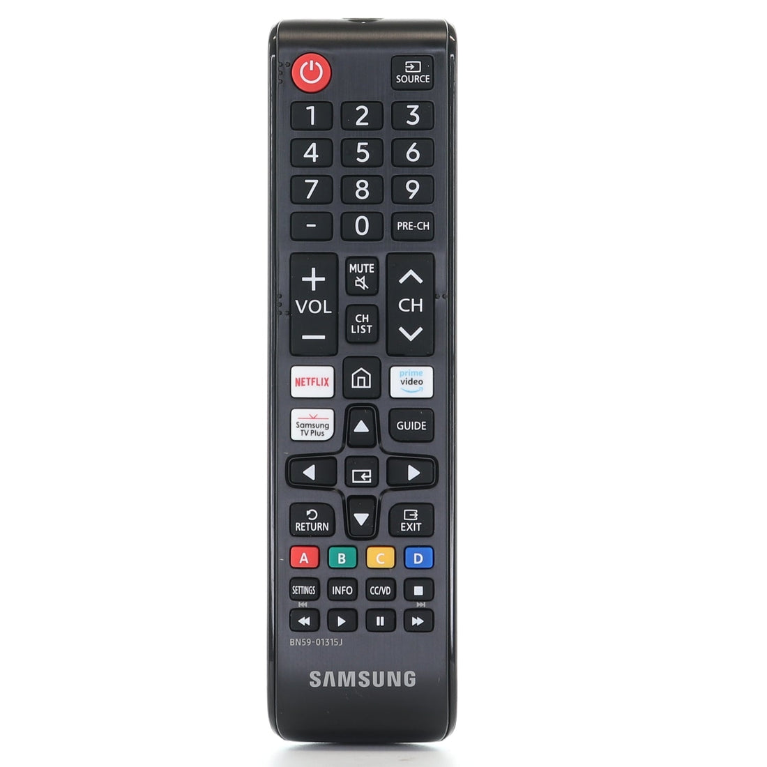 Samsung BN59 - 01315J for 2018 TV Remote Control - 4K Crystal UHD HDR - Netflix - Prime Video - Samsung TV Plus