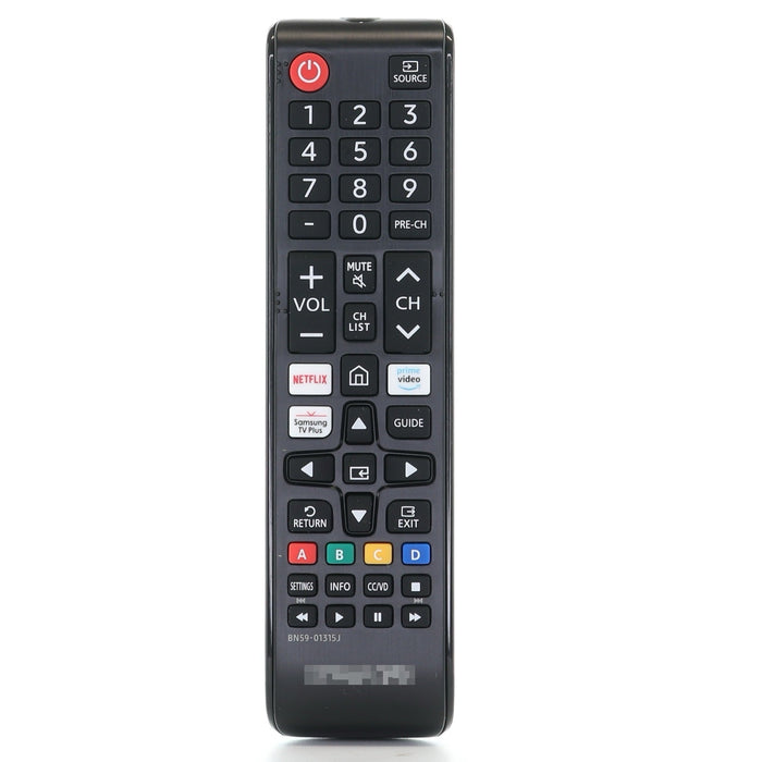 Samsung BN59 - 01315J for 2018 TV Remote Control - 4K Crystal UHD HDR - Netflix - Prime Video - Samsung TV Plus