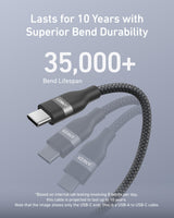 USB-A to USB-C Braided Cable