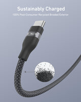 USB-A to USB-C Braided Cable