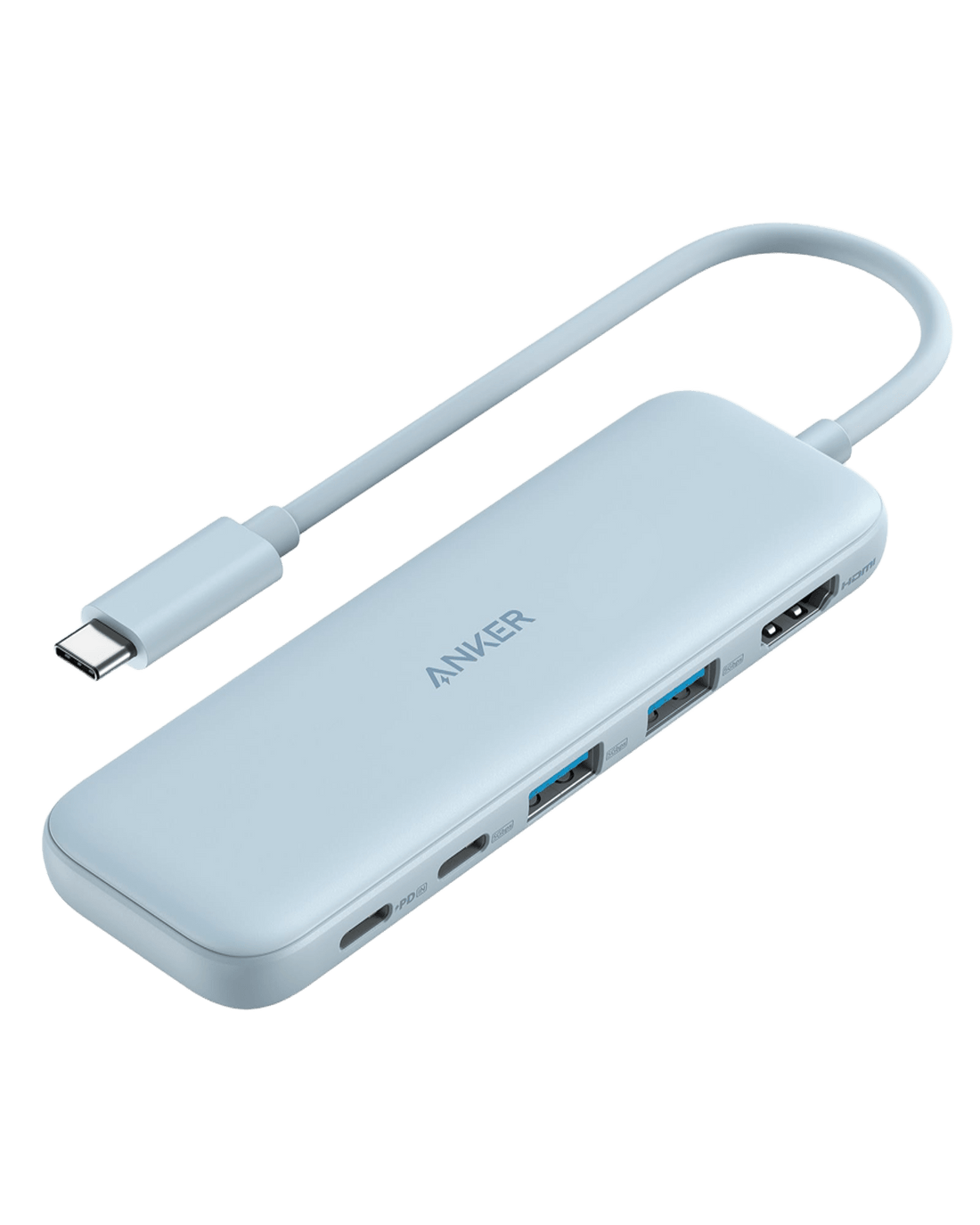 5-in-1 USB-C Hub with HDMI and USB Expansion