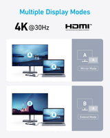 5-in-1 USB-C Hub with HDMI and USB Expansion