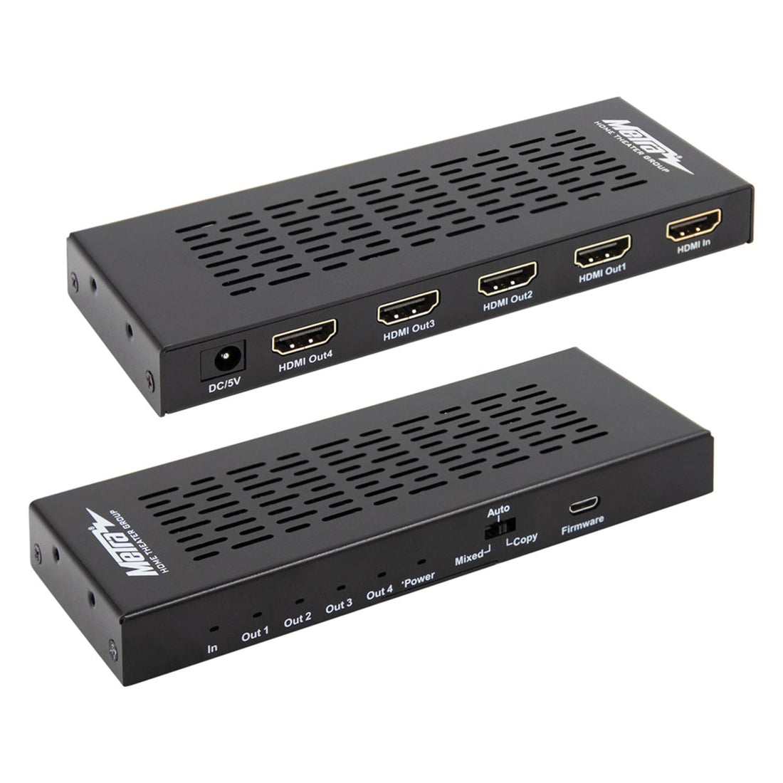 Metra CS-1X4HDMSPL5 HDMI Scaling Splitter with 1 Input and 4 Outputs