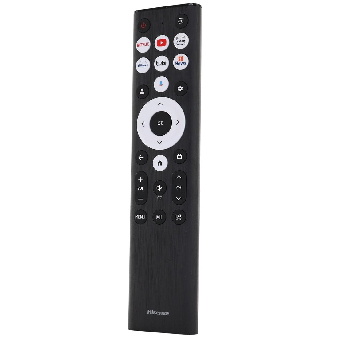 Hisense ERF6B80HL Google Voice TV Remote Control - RF585A - T1 - 03 - A7 Series - U8 Series - ERF6B80HL