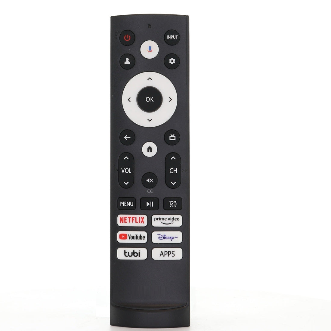 Hisense ERF3AF90H TV Remote Control with Voice - Netflix, Prime Video, Youtube, Disney +, tubi, APPS