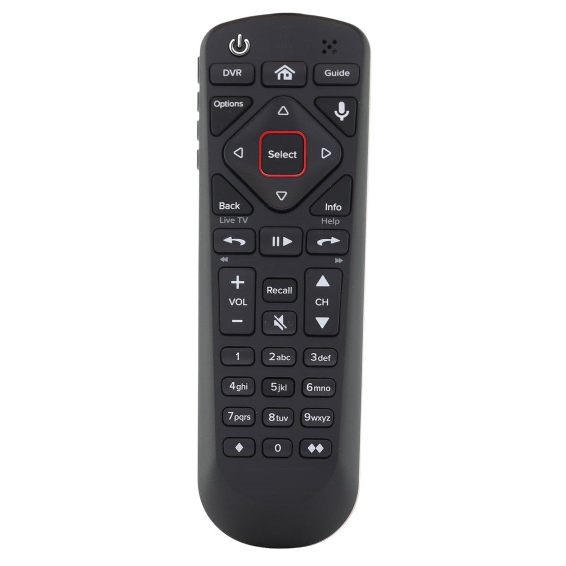 Dish - Network 54.2 UHF 2G Satellite Cable box Remote Control - Google Voice - RF and IR - 227238