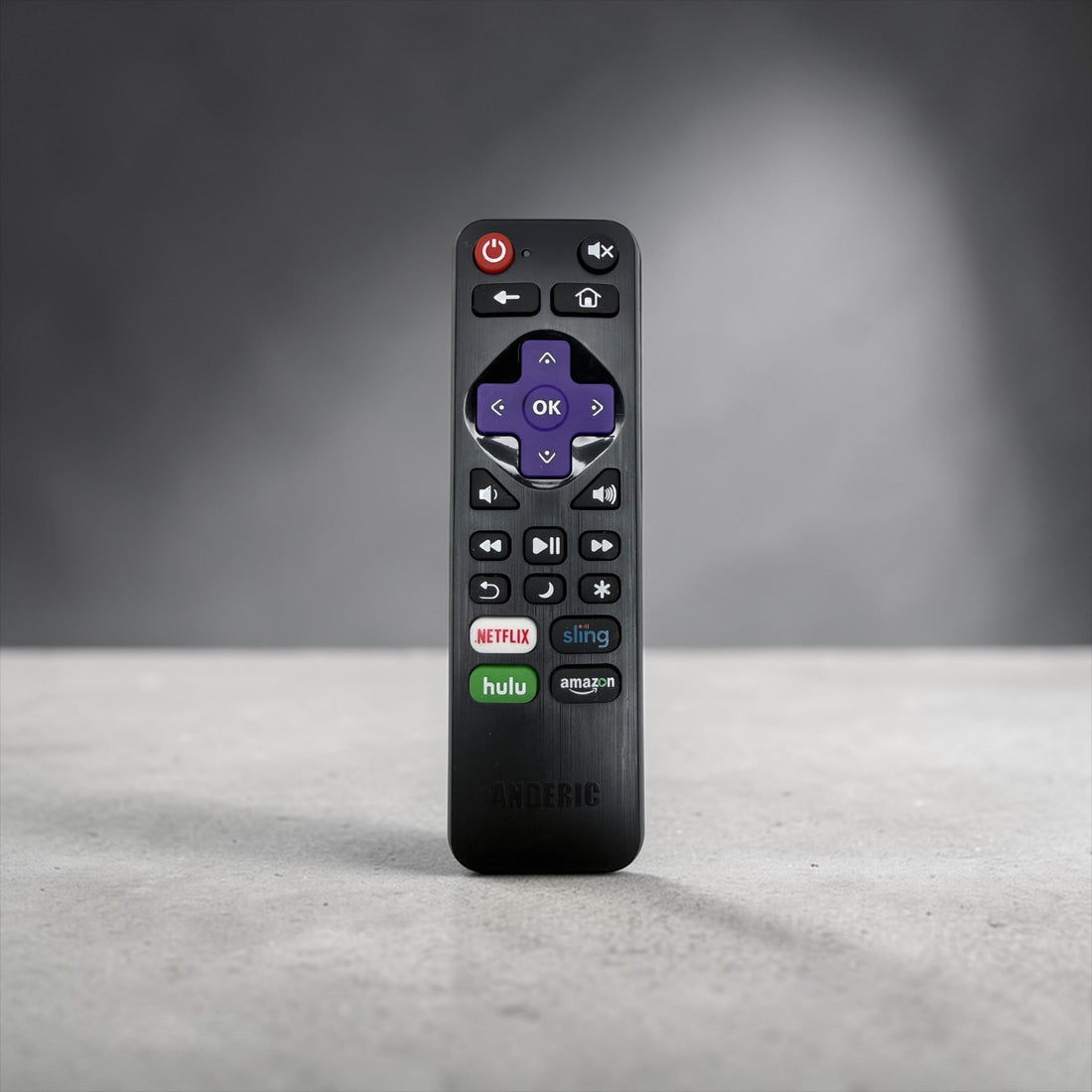 Anderic RRLF16 Replacement Remote Control for Roku TVs such as ONN, Hisense, Philips, TCL, RC - AFIR, RC - ALIR, RC280