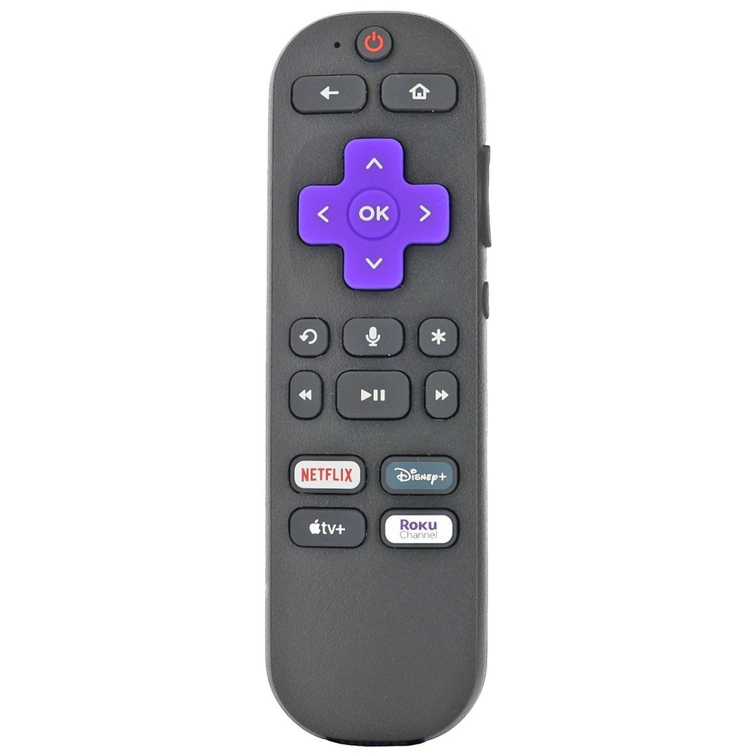 Replacement TCL BRC64 Roku TV Remote Control 06 - RFZNWF - BRC64 [RCGZ1, NO HEADPHONE JACK]