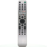 Sony RMF - TX621U Backlit Smart TV Remote Control with Voice - YouTube, Netflix, Disney+, Prime Video - Metal Front