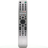 Sony RMF - TX621U Backlit Smart TV Remote Control with Voice - YouTube, Netflix, Disney+, Prime Video - Metal Front