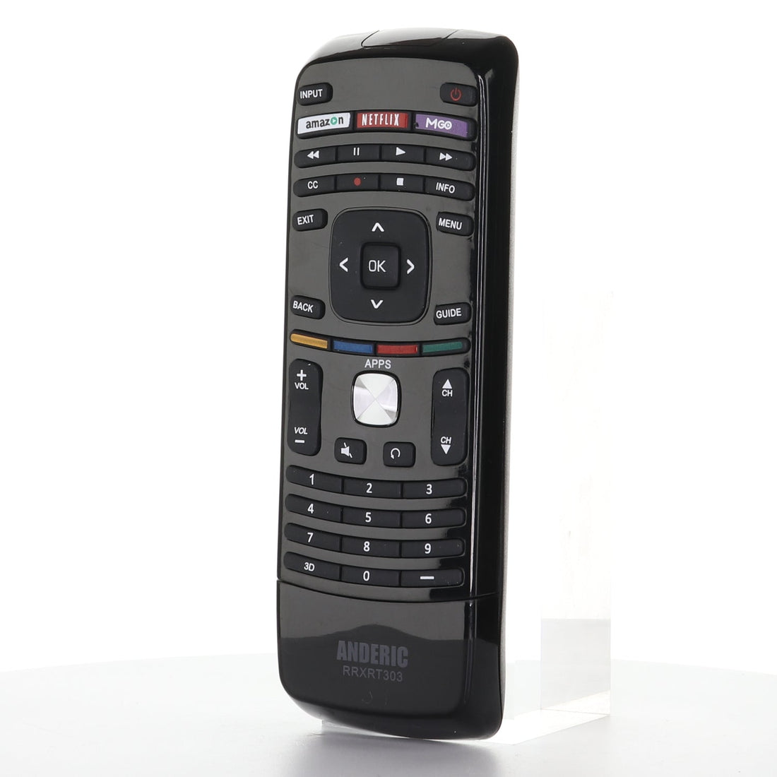 Anderic RRXRT303 Replacement Smart TV Remote Control with QWERTY Keyboard for Vizio