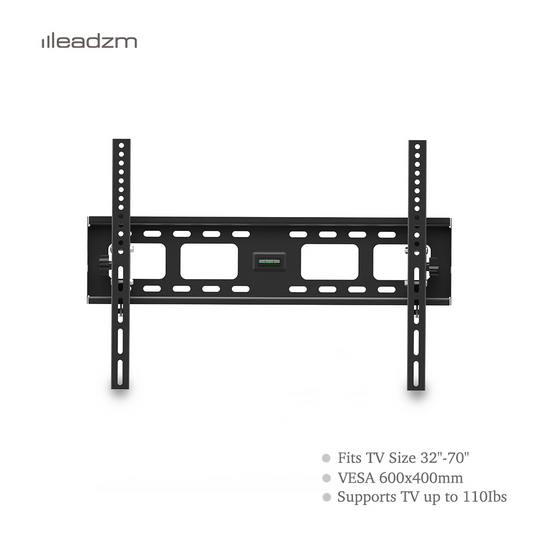 TMW600 32-70" Flat Tilting TV Wall Mount  with Spirit Level