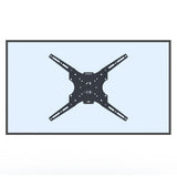 26-55" Adjustable Wall Mount Bracket Rotatable TV Stand TMX400 with Spirit Level