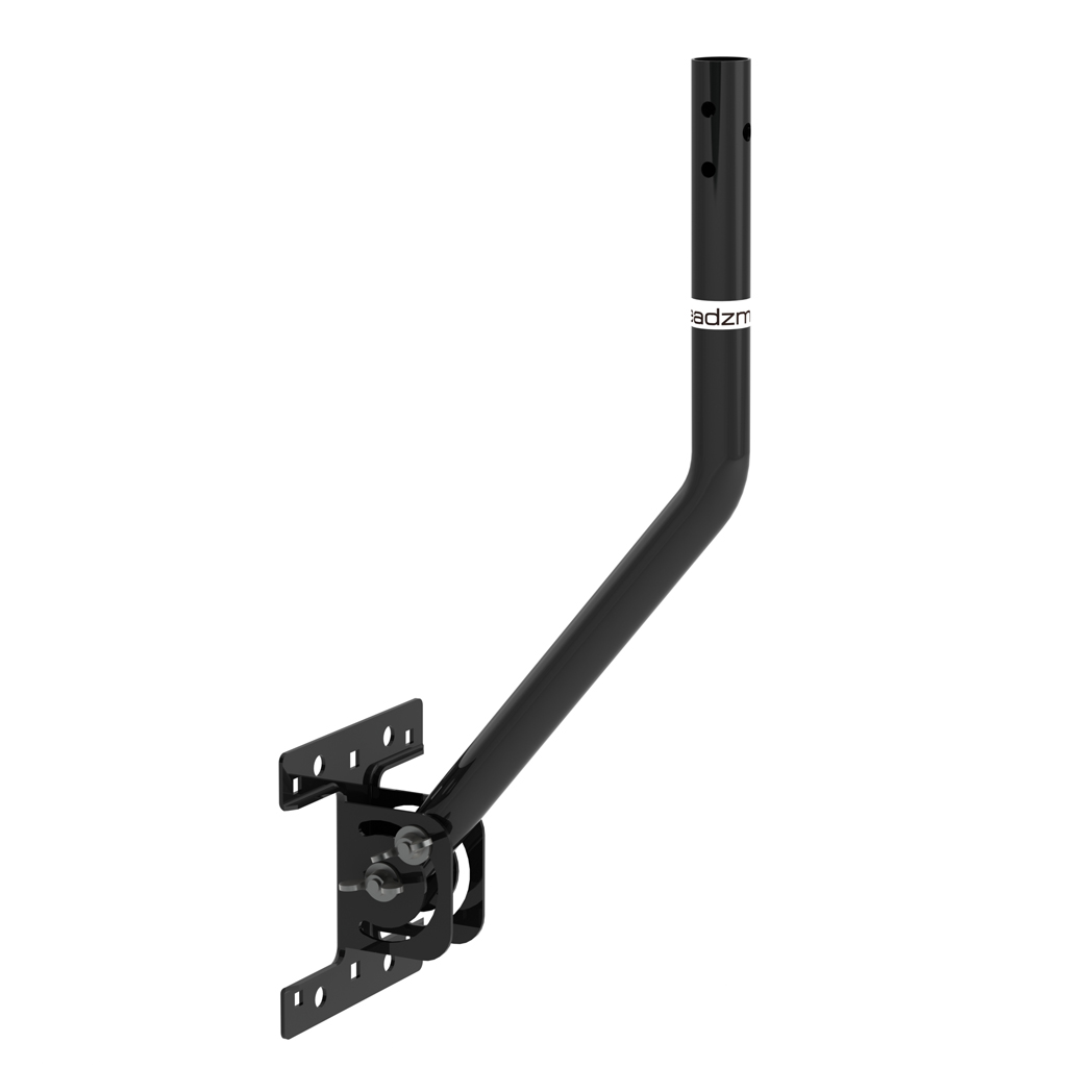 G01 Universal 180?Adjustable TV Antenna J-Pole Aerial Bracket Black