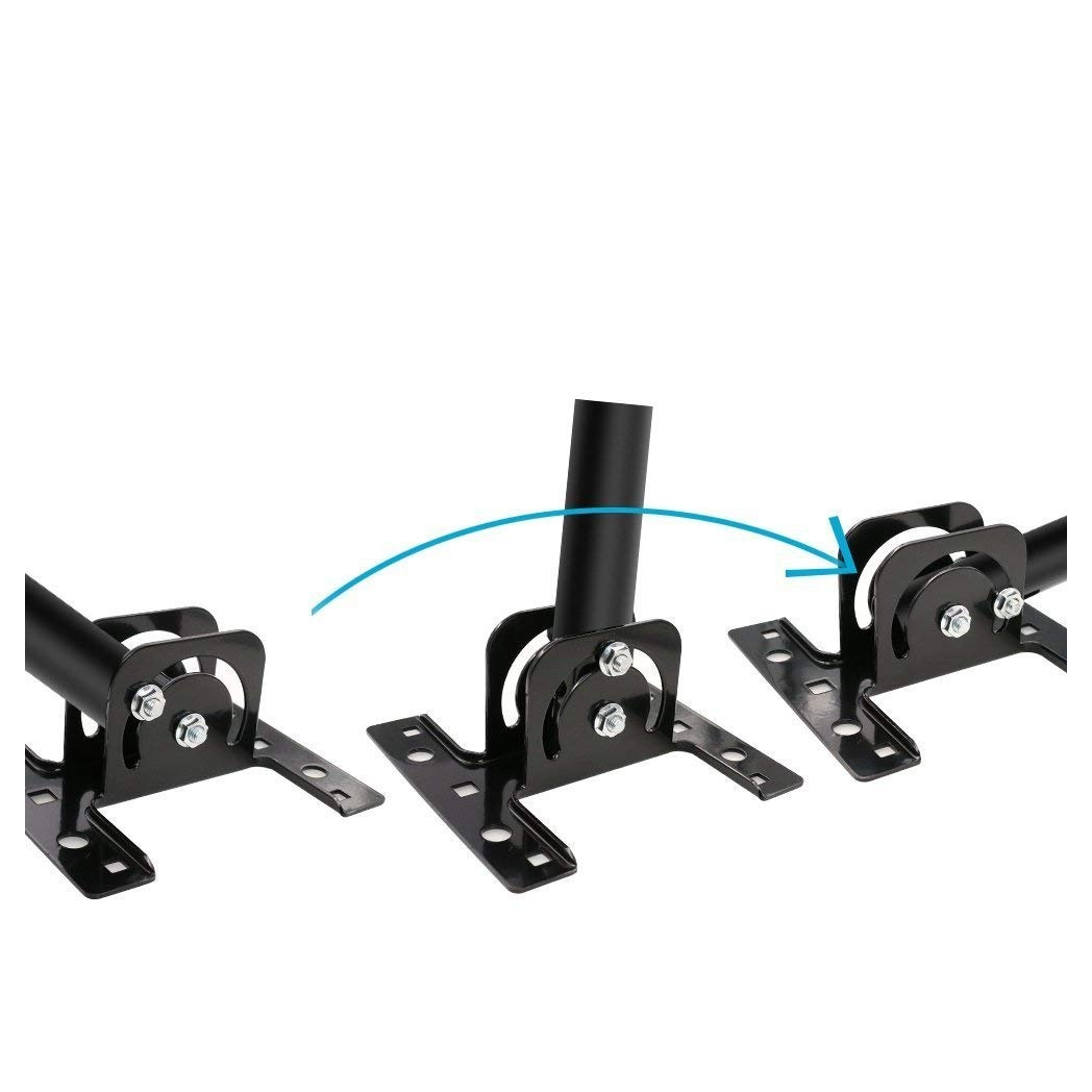 G01 Universal 180?Adjustable TV Antenna J-Pole Aerial Bracket Black