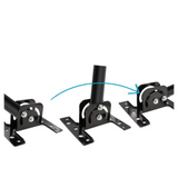 G01 Universal 180?Adjustable TV Antenna J-Pole Aerial Bracket Black