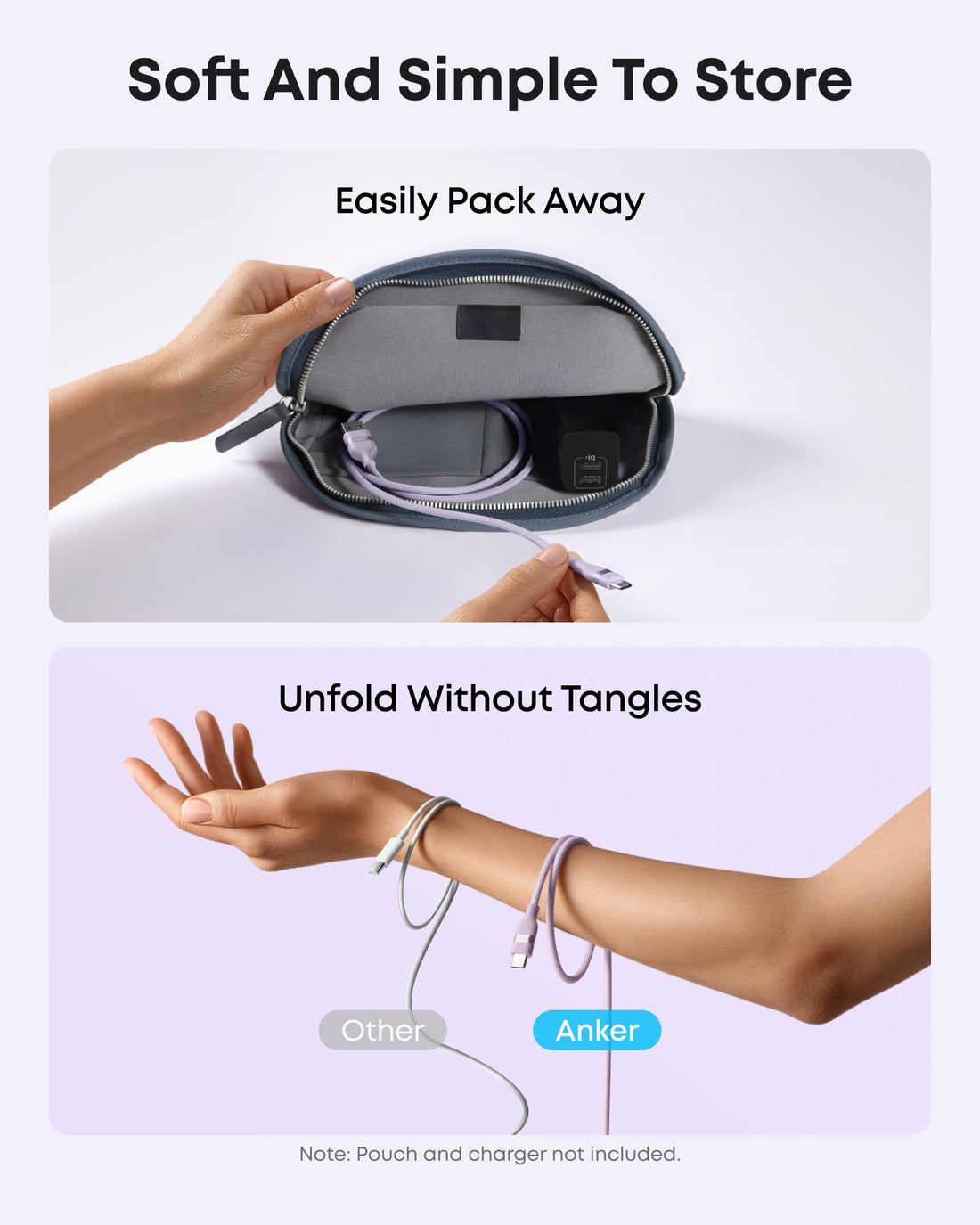 USB-A to USB-C Braided Cable