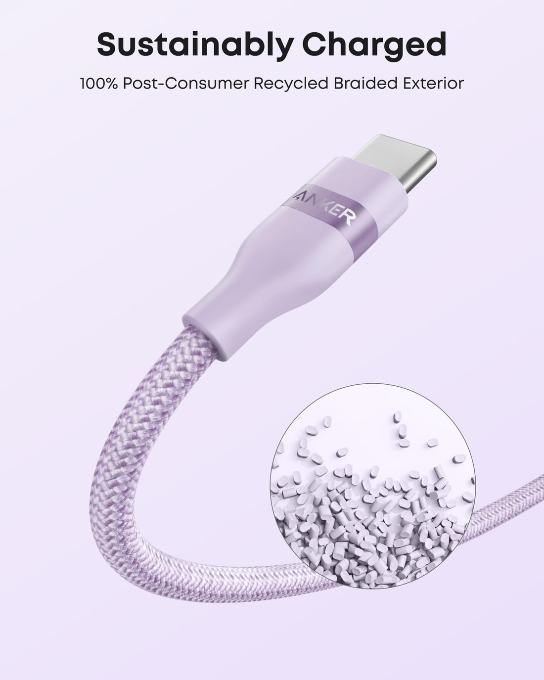 USB-A to USB-C Braided Cable