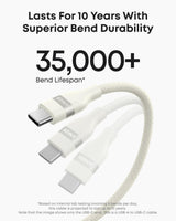 USB-A to USB-C Braided Cable
