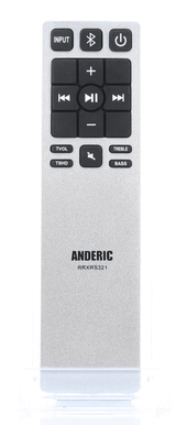 Anderic RRXRS321 Replacement Remote Control for Vizio Sound Bar XRS321 - C and Similar Models