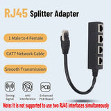 Gigabit RJ45 Ethernet Splitter Adapter