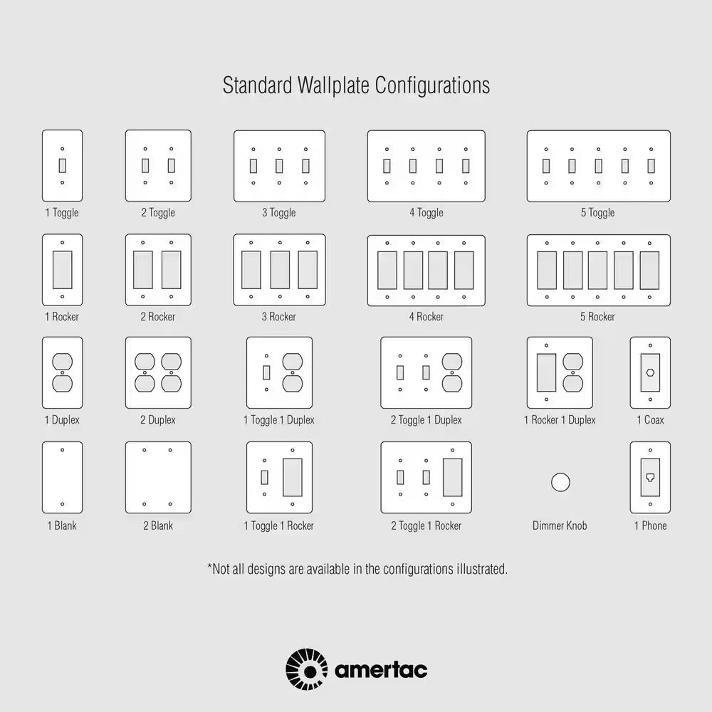 Nickel 3-Gang Toggle Wall Plate (1-Pack)