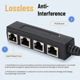 Gigabit RJ45 Ethernet Splitter Adapter