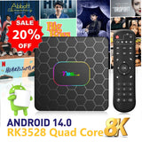 Smart Android - Android 14 - Media Player - with WiFi 6 - 128GB RAM / 64GB Storage
