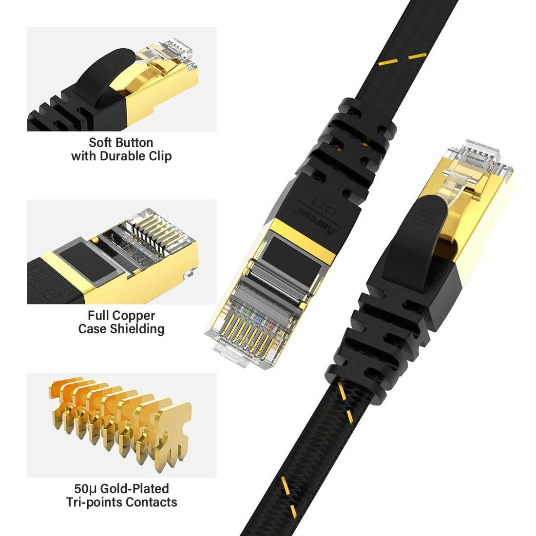 Cat7 Ethernet Network Cable / Adapter