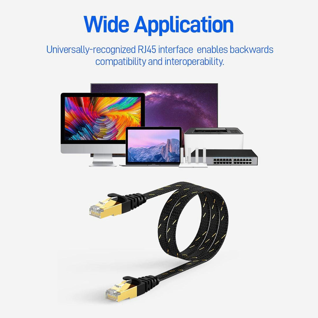 Cat7 Ethernet Network Cable / Adapter