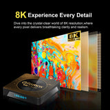 G96 MAX - Android 13 - Media Player - with 8K / WiFi 6 / Bluetooth 5 - 4GB RAM / 64GB Storage