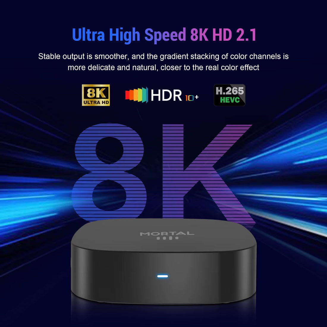 T1 - Android 16 - Media Player - with 8K / Dual-Band WiFi - 8GB RAM / 128GB Storage