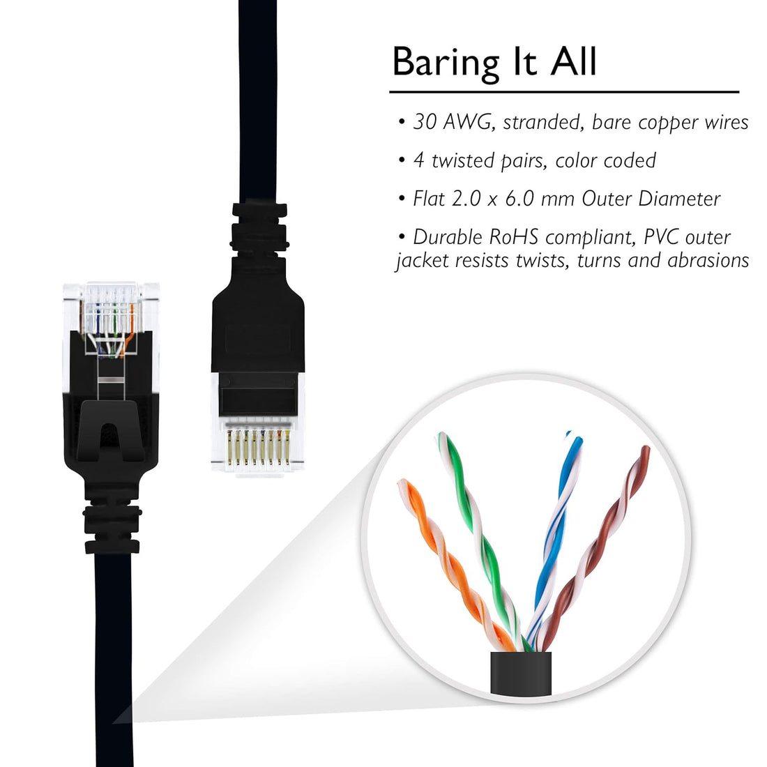 Cat6 Ethernet Network Cable / Adapter