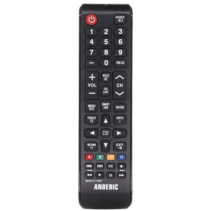 Anderic BN5901199F Replacement TV Remote Control for Samsung BN59 - 01199F and Similar Models