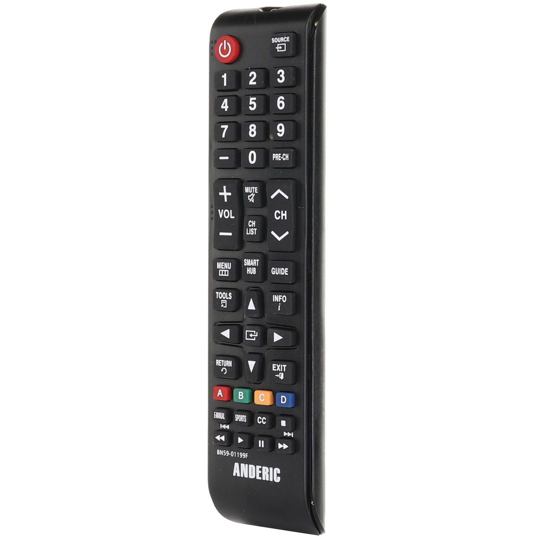 Anderic BN5901199F Replacement TV Remote Control for Samsung BN59 - 01199F and Similar Models