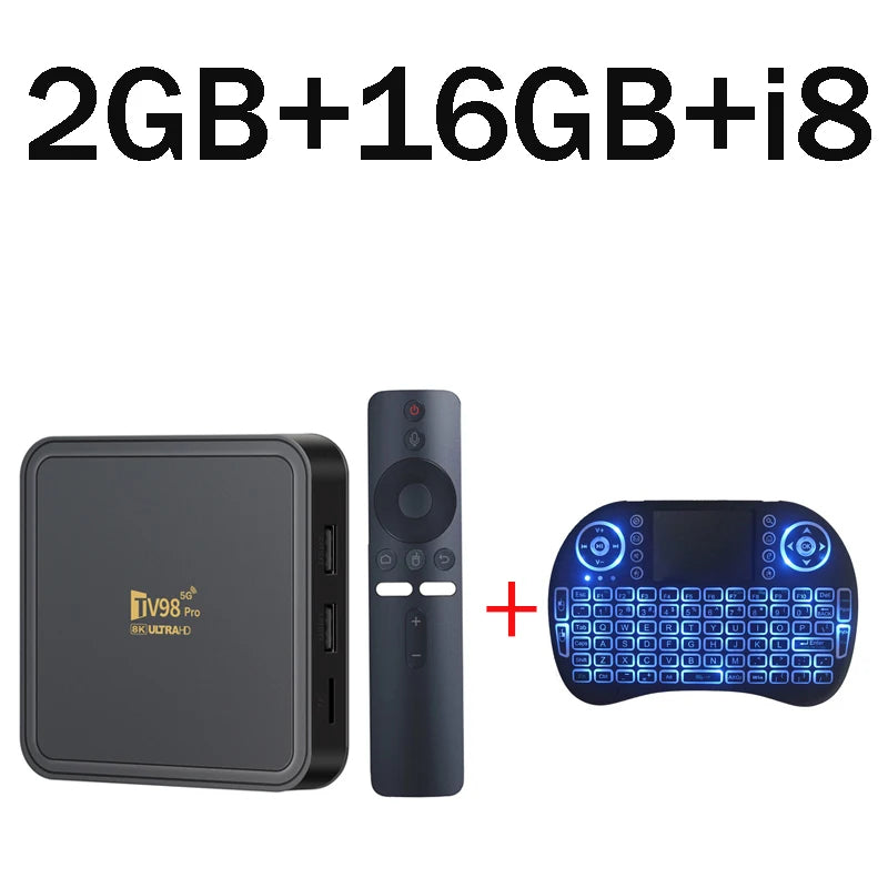 Smart Android H313 - Android 14 - Media Player - with 8K / Bluetooth 5 / Voice Remote