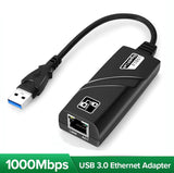 USB 3.0 Gigabit Ethernet RJ45 Adapter