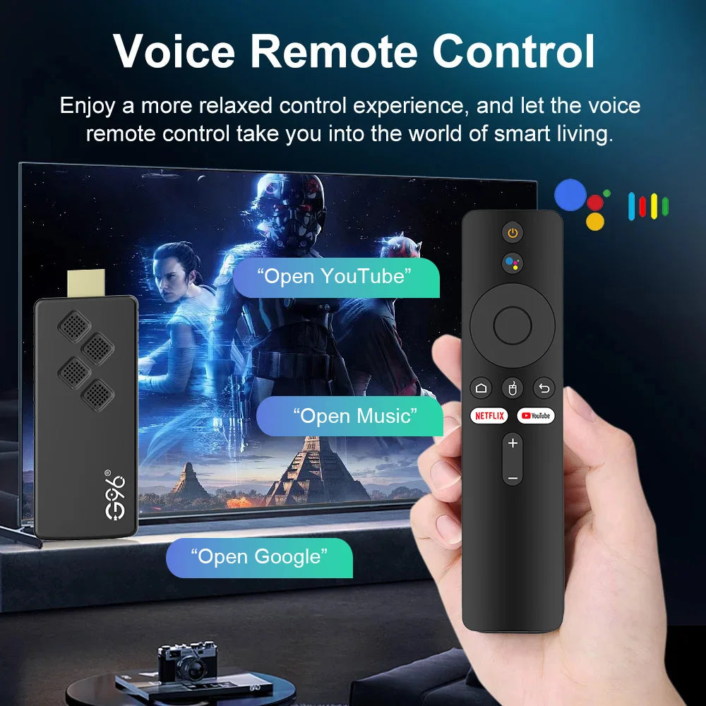 Smart Android - Android 14 - Streaming Stick - with 8K / WiFi 6 / Bluetooth 5