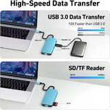 11-in-1 USB-C Docking Station with HDMI, VGA, Ethernet and PD