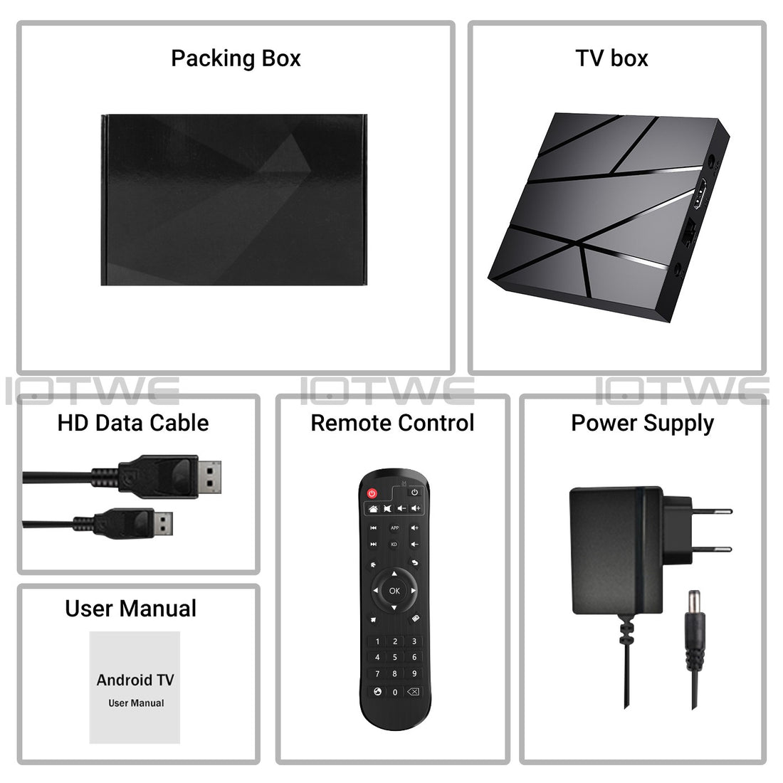 Smart Android - Android 14 - Media Player - with WiFi 6 - 128GB RAM / 64GB Storage