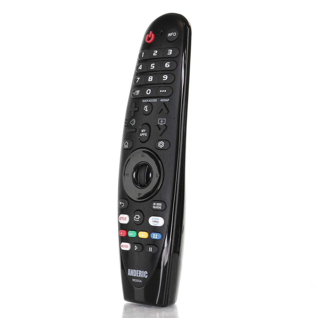 Anderic RR20GA Replacement Magic Remote Control for all LG Smart TVs - No Voice or Mouse Function - AN - MR20GA, AN